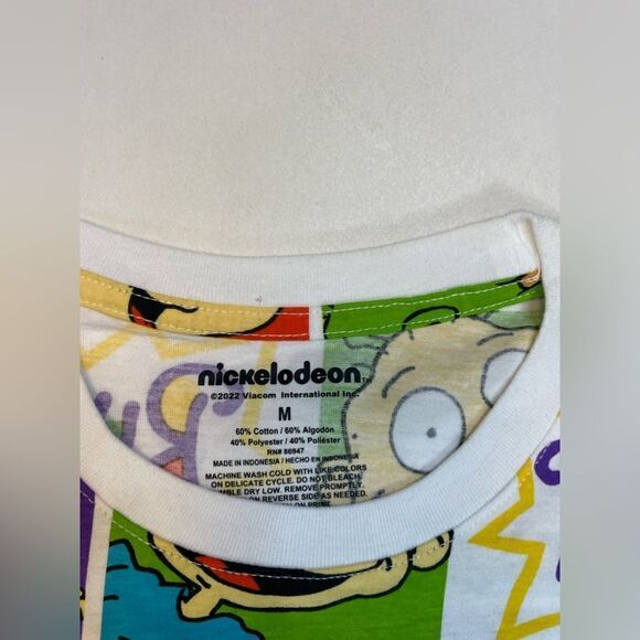 Rugrats All Over Print Graphic T-shirt Men Medium Multicolor Short Sleeve - Picture 4 of 5